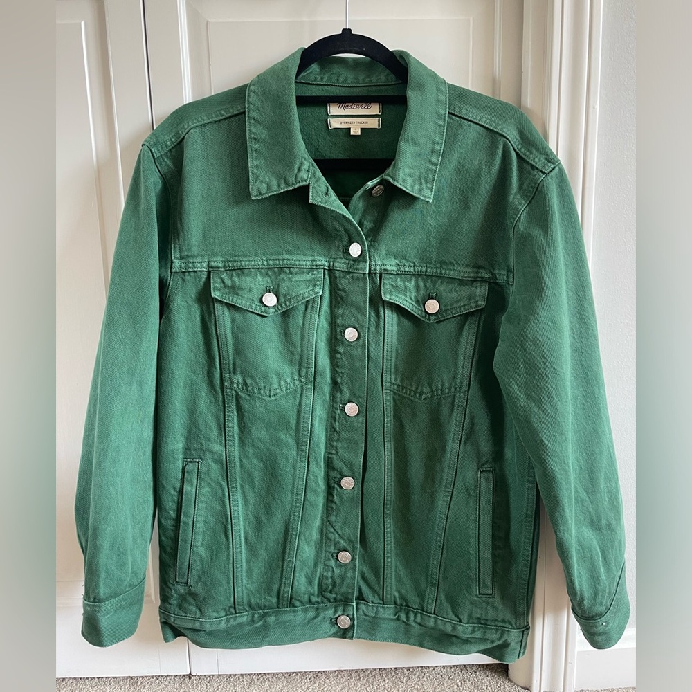 Worn Once. Madewell Oversized Trucker Jacket.